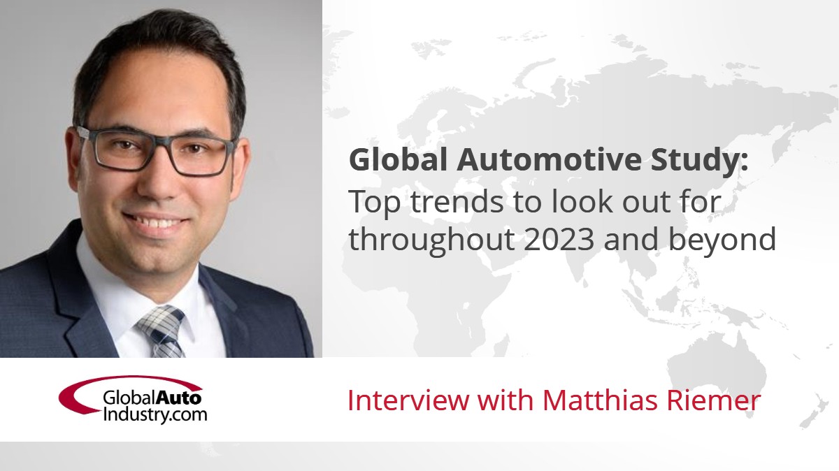 Global Automotive Study: Top Trends To Look Out For Throughout 2023 And ...